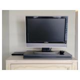 Insignia LCD 19" TV with remote, TV swivel base