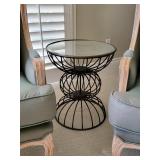 Elizabeth Cole mirror top accent table