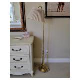 Brass floor lamp