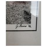 Vintage 1992 signed Palm Desert print