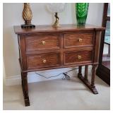 Solid wood sideboard cabinet