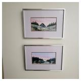 Frame landscape prints