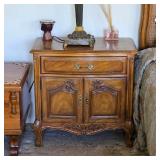Vintage French Provincial Louis XV nightstand
