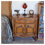 Vintage French Provincial Louis XV nightstand