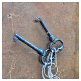 Original skeleton keys for Antique French Provincial 