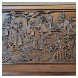 Vintage Chinese hand carved Huanghuali coffee table