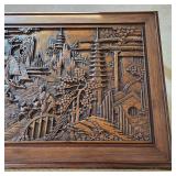 Vintage Chinese hand carved Huanghuali coffee table
