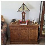 Vintage Henredon Artefacts flip top bar