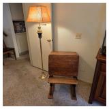 Antique school desk