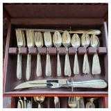 Sweetheart Rose by Lunt sterling silver flatware