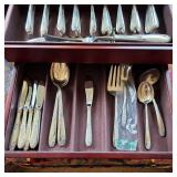 Sweetheart Rose by Lunt sterling silver flatware