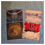 Rush vintage vinyl records