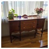 1900s Antique credenza sideboard buffet