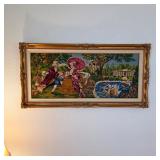Vintage needlepoint art