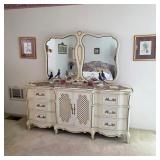 Vintage Bassett French Provincial dresser