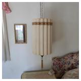 Mid century modern swag lamps