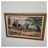Vintage needlepoint art