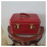 Vintage train travel case