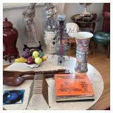 Vintage vinyl records and home decor