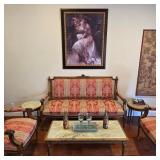 Antique 19th century King Louis XVI salon parlor suite set
