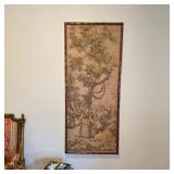 French tapestry signed F. Goya
