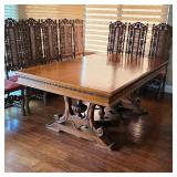 Antique 19th Century French Renaissance Style Dining Table