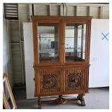 19th century French Renaissance style display cabinet