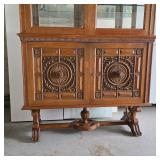 19th century French Renaissance style display cabinet