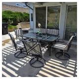 Patio table with chairs