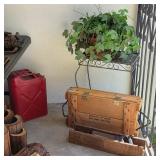 Vintage metal gas can