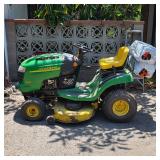 John Deere riding lawnmower