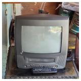 TV VCR combo with remote