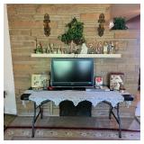 Flat screen TV and DVD player