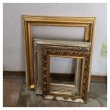Vintage gold picture frames