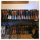 Cowboy boots, many exotics and pre-ban skins