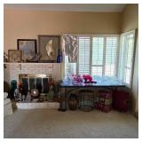 Home decor, vintage glassware
