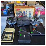 Vintage Coleman camping stove, stereos, CD players and more