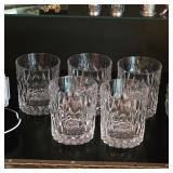 Vintage crystal glasses