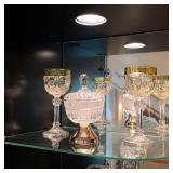 Vintage Baccarat crystal glasses