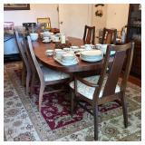 Lane mid century modern dining set