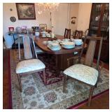 Lane mid century modern dining set