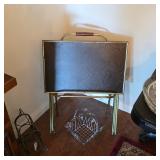 Vintage mid century TV tray set