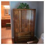 Lane mid century brutalist armoire