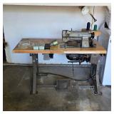 Singer commercial 211W155 leather sewing machine (upholstery shop)