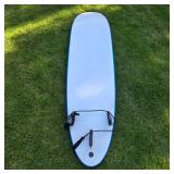 Greco soft top long foam surfboard