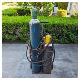 Oxygen acetylene tanks and torch