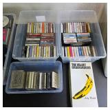 CDs, DVDs, cassette tapes