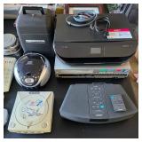 VCR, printer, Bose stereo, Sega Dreamcast, 1950s 8mm projector