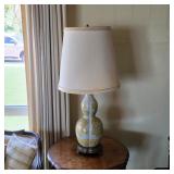 Vintage double gourd Asian lamp