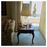 Vintage Queen Anne style accent table